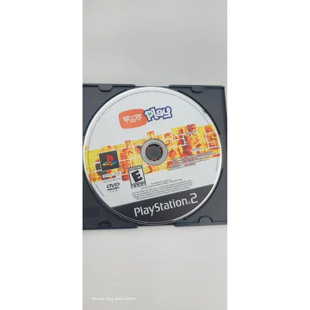 EyeToy: Play (Sony PlayStation 2, PS2, 2003) Disc Only Tested and Working‎ Great